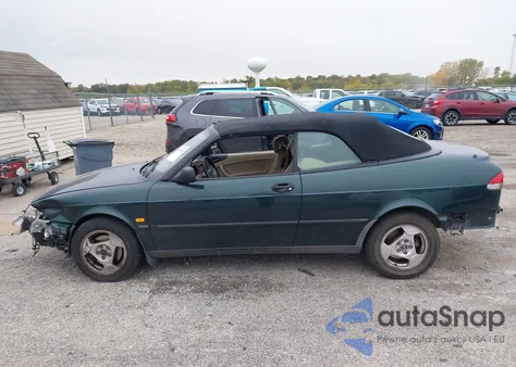 1999 Saab 9-3 from USA, damaged, VIN YS3DD78N2X7061696